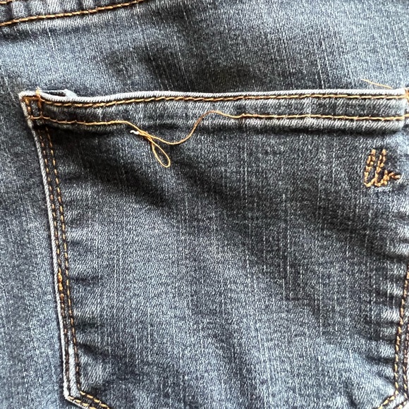 Lularoe Blue Skinny Elastic Waistband Jeans Size 26 - Picture 4 of 5